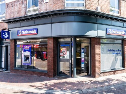 Nationwide Building Society has revealed lower earnings over the past year (Nationwide/PA)