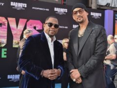 Martin Lawrence, left, and Will Smith, right, arrive at the premiere of Bad Boys: Ride Or Die (Richard Shotwell/Invision/AP)