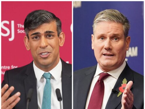 Rishi Sunak and Sir Keir Starmer are hitting the campaign trail (PA)