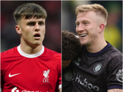 Uncapped pair Ben Doak, left, and Ross McCrorie have been called up to Scotlland’s Euro 2024 squad (Mike Egerton/George Tewkesbury/PA)