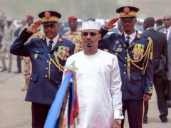 Chadian President Mahamat Deby Itno participates in his inauguration ceremony (AP)