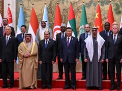 Chinese President Xi Jinping reiterated calls for the establishment of an independent Palestinian state and promised more humanitarian aid for people in Gaza as he opened a summit with leaders of Arab states in Beijing on Thursday (Jade Gao/Pool/AP)
