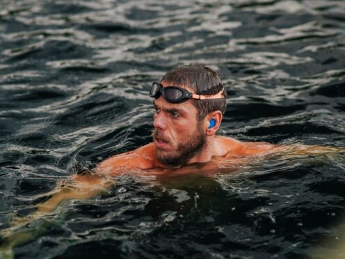 Ross Edgley, an endurance swimmer, is attempting to break a world record for longest distance swimming in a pool in seven days (PhD Nutrition/PA)