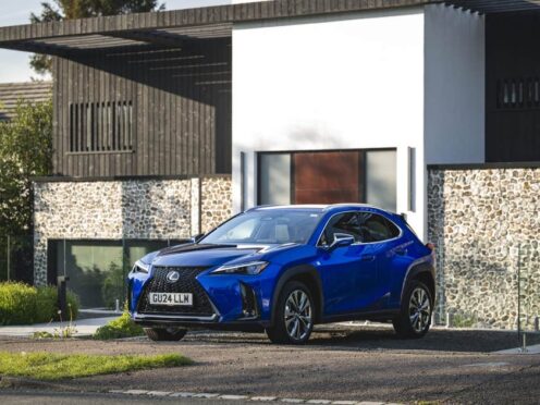 The UX has been updated for 2024 with a bigger power unit. (Credit: Lexus Media UK)