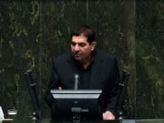 Iran’s acting president Mohammad Mokhber (AP Photo/Vahid Salemi)