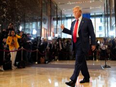 Donald Trump gave a news conference at Trump Tower (Julia Nikhinson/AP)