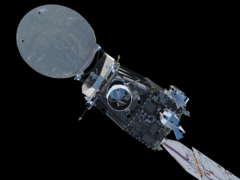 An artist’s impression of the EarthCARE satellite (ESA/ATG medialab)