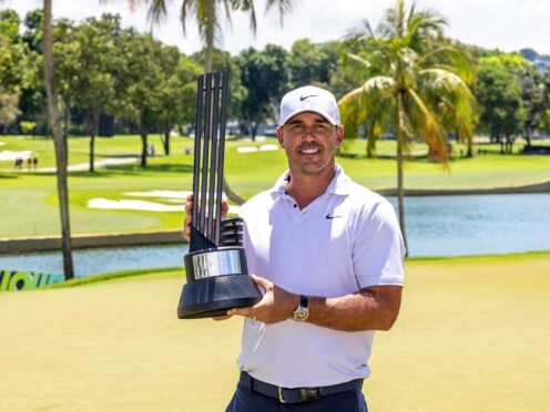 Brooks Koepka warmed up for his US PGA Championship title defence by winning the LIV Golf event in Singapore (Jon Ferrey/LIV Golf via AP)