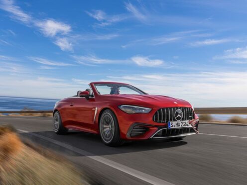 The Cabriolet version of the CLE53 will sit alongside the Coupe variant in its range. (Credit: Mercedes-Benz Media)