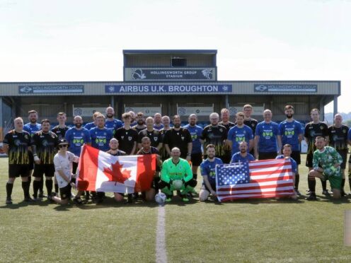 A charity football match was played to raise funds for children’s hospitals in Vancouver and Philadelphia over the weekend (Brian Prydden Photography/PA)