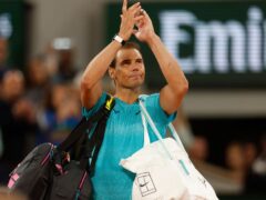Rafael Nadal waved goodbye to the French Open on Monday (Jean-Francois Badias/AP)