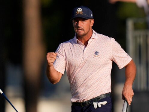 Bryson DeChambeau will take a three-shot lead into the final round of the US Open (Mike Stewart/AP)