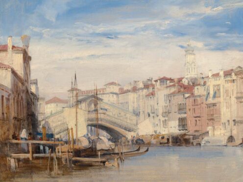 Richard Parkes Bonington painting of The Rialto, Venice (Christie’s Images LTD/PA)