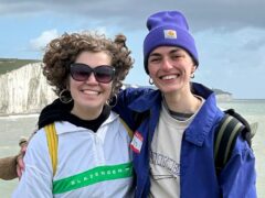 Lucy Cooper and Yasmin Message decided to establish Dykes Who Hike after lamenting the lack of spaces dedicated to allowing queer women to connect in London. (Dykes Who Hike/PA)