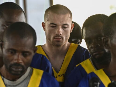 Tyler Thompson is one of the three US citizens to appear in court (AP)