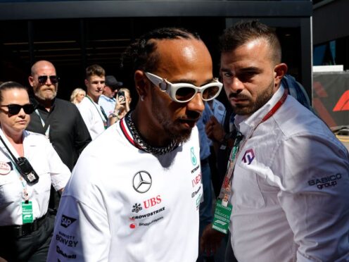 Lewis Hamilton is leaving Mercedes after this season (Joan Monfort/AP)