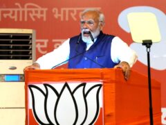 Prime Minister Narendra Modi us set for a record third term (AP)