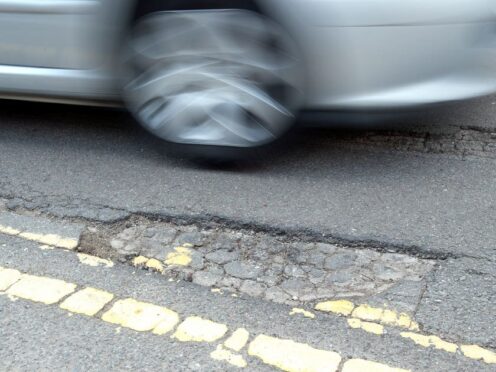 Labour pledges to fix one million pot holes every year (Tim Goode/PA)