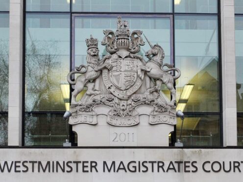A hearing was held at Westminster Magistrates’ Court in London (Nick Ansell/PA)