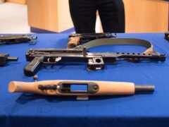 A variety of weapons seized by the Met in previous years (Stefan Rousseau/PA)