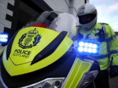 Police seized cannabis worth an estimated £500,000 from a car on the M74 on Saturday (Andrew Milligan/PA)