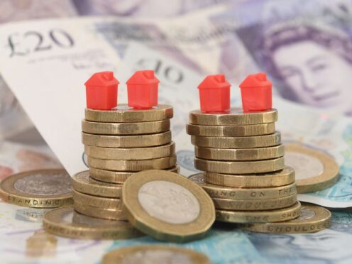 The total value of outstanding mortgage balances with arrears has reached its highest level since 2014, according to Bank of England figures (Joe Giddens/PA)