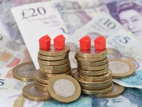 The average house price across Britain could buy a large five-bedroom property in some parts of Scotland, Wales and northern England (Joe Giddens/PA)