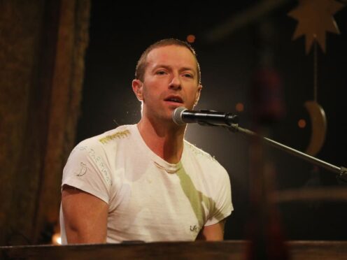 Coldplay lead singer Chris Martin (Isabel Infantes/PA)