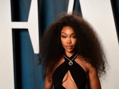 SZA attending the Vanity Fair Oscar Party held at the Wallis Annenberg Center for the Performing Arts in Beverly Hills, Los Angeles, California, USA (Ian West/PA)