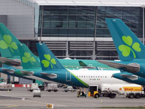 Aer Lingus is set to cut 10-20% of flights as industrial action continues in a dispute over pay (Niall Carson/PA)