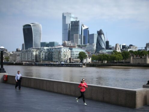 London stocks dropped on Tuesday amid a shock rise in unemployment (Yui Mok/PA)