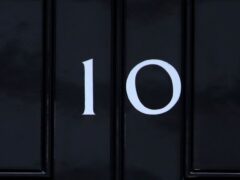 The door to 10 Downing Street in London (Aaron Chown/PA)