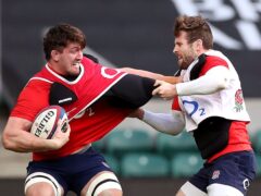 Tom Curry (left) could be involved but Elliot Daly misses out for England (Peter Cziborra/PA)