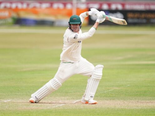 Louis Kimber hit Ollie Robinson for 43 in one over (David Davies/PA)