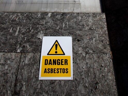 Mesothelioma usually follows asbestos inhalation (Stephen Pond/PA)