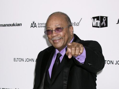 Quincy Jones will be given the Honorary Award at the 15th Governors Awards (Yui Mok/PA)