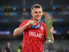Sam Curran was England’s match-winner at the 2022 T20 World Cup (PA)