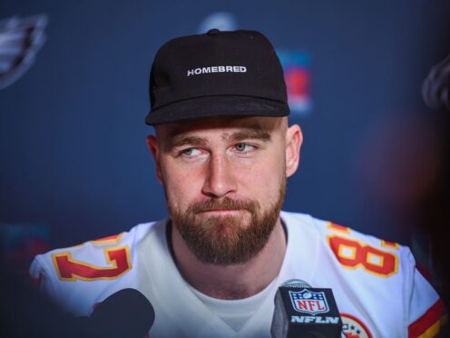 Travis Kelce said he found Princess Charlotte and Prince George to be an ‘absolute delight’ (Anthony Behar/PA)