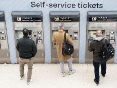The percentage of train journeys made using season tickets has fallen to a record low, according to new figures (Kirsty O’Connor/PA)