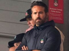 Ryan Reynolds has denied talks have taken place about moving Wrexham’s League One match against Birmingham next season to the US (Martin Rickett/PA)