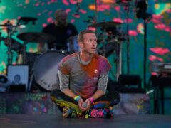 Coldplay in concert at the Manchester Ethiad Stadium (Peter Byrne/PA)