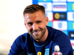 Luke Shaw has a ‘good chance’ of making England’s squad for Euro 2024 (Martin Rickett/PA)