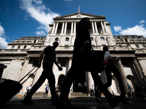 The Bank of England is set to avoid ‘rocking the boat’ with a pre-election rate hold (Aaron Chown/PA)