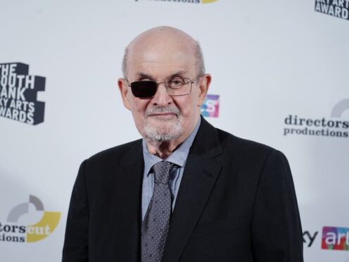 Sir Salman Rushdie said a 2020 knife attack has made writing both physically and mentally harder (PA/BBC/Harry Truman)