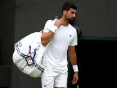 Novak Djokovic is fighting to be fit for Wimbledon (Steven Paston/PA)