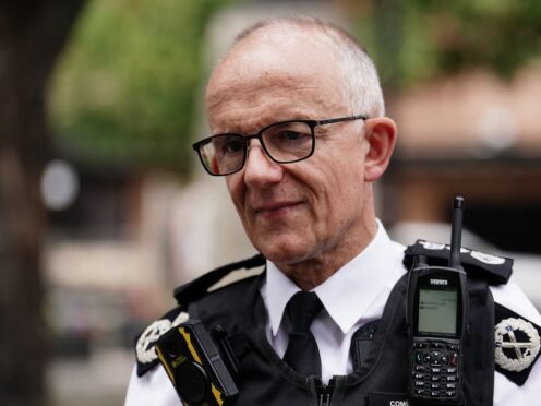 Metropolitan Police Commissioner Sir Mark Rowley criticised current hate crime legislation in an interview released on Thursday (Jordan Pettitt/PA)