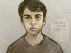 An artist’s impression of Mason Reynolds who created a detailed plan to carry out an attack on a synagogue in Hove, East Sussex (Elizabeth Cook/PA)