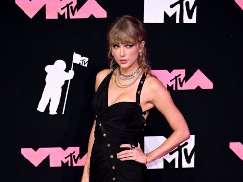 Taylor Swift attending the MTV Video Music Awards 2023 (PA)