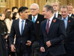 Labour Party leader Sir Keir Starmer and Prime Minister Rishi Sunak are expected to be guests at the Japanese state banquet (Stefan Rousseau/PA)