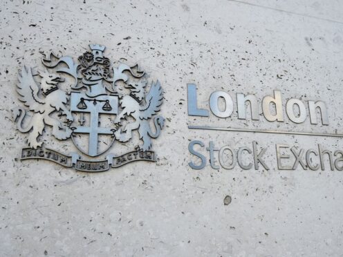 London’s premier stock exchange finished the day 12.6 points lower (Kirsty O’Conner/PA)